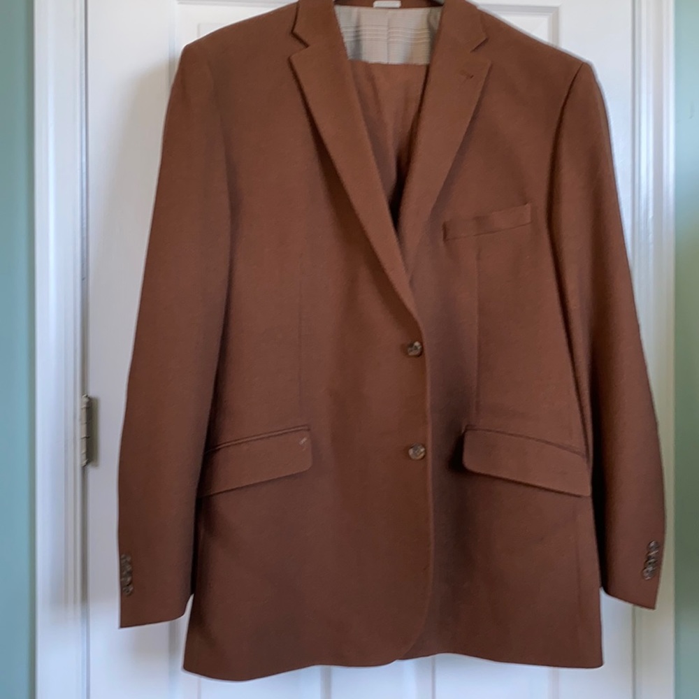 Joseph ABBOUND Winter men suit camel color.